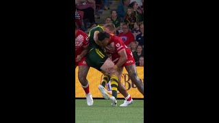 Haumole rocks Lindsay AGAIN 💥 9WWOS NRL PacificChampionships [upl. by Ariaes692]