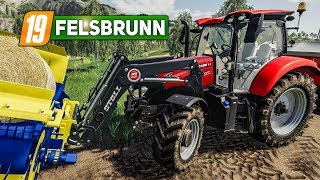 LS19 Felsbrunn 6 Stroh auf der Pferdekoppel  LANDWIRTSCHAFTS SIMULATOR 2019 [upl. by Aicertal]