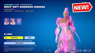 Fortnite NEW Rosy Rift Goddess Ariana Grande Skin Bundle in Fortnite Item Shop 31st May 2024 [upl. by Grassi583]