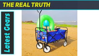 Collapsible Wagon BEST for Beach Garden amp More [upl. by Khanna908]