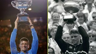 The 5 men with the highest Grand Slam win percentage Novak Djokovic 2nd Rafael Nadal with 877 [upl. by Frankie]