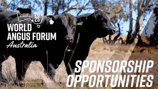 BE AT THE FOREFRONT OF THE 2025 WORLD ANGUS FORUM [upl. by Denver348]