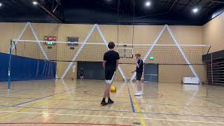 Spiking Tutorial For Middle Blockers  Volleyball Tutorials [upl. by Ahsad816]