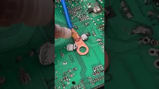 Flux One drop of soldering easily tins solder [upl. by Boffa737]