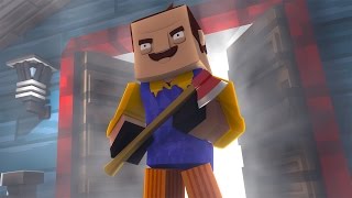 Minecraft HELLO NEIGHBOR ROLEPLAY HE LIVES WITH USMinecraft Roleplay [upl. by Bik]