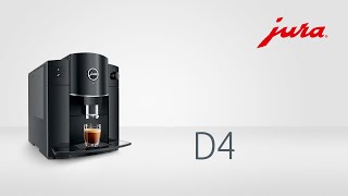 JURA D4 Piano Black  Kaffeevollautomat  Fully automatic coffee machine [upl. by Xer]