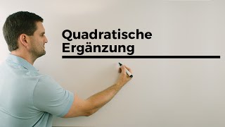 Quadratische Ergänzung 2Version Scheitelform bestimmen  Mathe by Daniel Jung [upl. by Nwahsel]