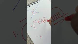 How to Sign the Letter K❤️ [upl. by Kristo371]