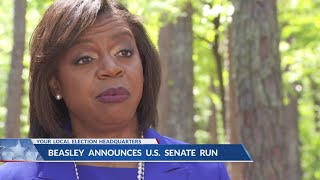 Former NC Supreme Court Chief Justice Cheri Beasley joins North Carolina Senate race [upl. by Quin]