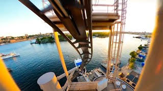 MONSTER  DAY amp NIGHT POV  Inverted Roller Coaster at Grona Lund [upl. by Orecic]