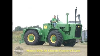 First John Deere Four Wheel Drive Tractor  Only 100 Built  The 125 Horsepower John Deere 8010 [upl. by Aiciled]