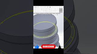 solidworks tutorial for beginners solidworks viral viralshorts shorts cadsoftwaretutorial [upl. by Crandell]