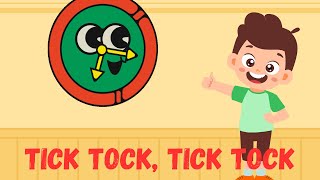 Tick tock Tick tock  English Poem  Nursery Rhymes  Kids Learning nurseryrhymes poem ticktock [upl. by Ecirpac]