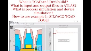 Silvaco TCAD ATLAS Tutorial 1 What is TCAD Silvaco Deckbuild  BASIC INTRODUCTION [upl. by Ezri]