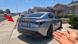 CHEAP MOD YOU NEED For The 2023 Lexus IS 350 F Sport [upl. by Dnartreb]