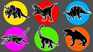 Dinosaurus Jurassic World Evolution 2 TRex Mosasaurus Brachiosaurus Triceratops dll ME104 [upl. by Erehc]