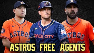 ASTROS FREE AGENTS  WHO TO KEEP [upl. by Roter]