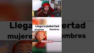 LLEGA LA PUBERTAD MUJERES VS HOMBRES🧐 humor [upl. by Yemerej]