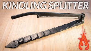 Blacksmithing  Making a kindling splitter [upl. by Tung]