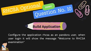 RHCSA demo optional questions 10 [upl. by Idham383]