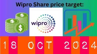 IT Share Wipro ll Share Price Target And Analysis [upl. by Baldridge]