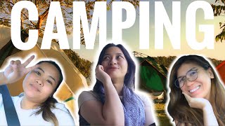 OUR FIRST CAMPING EXPERIENCE  TITAAPPROVED [upl. by Enialahs]