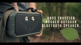 DOSS Traveler Rugged IPX6 Waterproof Speaker Best Outdoor Speaker in 2017 [upl. by Leibarg]