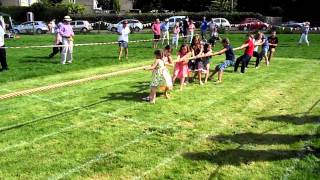 Chilmark Horticultural Society 2012 Village Show  Tug of war [upl. by Attenaej]