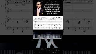 Tsfasman  Jazz Suite for piano 4hands I Snowflakes classicalpiano classicalmusic [upl. by Maltzman809]