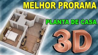 Melhor programa para criar planta de casa 3D [upl. by Rosetta]