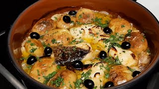 Bacalao a lagareiro receta portuguesa [upl. by Dav]