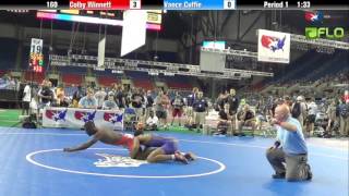 Cadet 160  Colby Winnett Oregon vs Vance Cuffie New York [upl. by Yankee51]