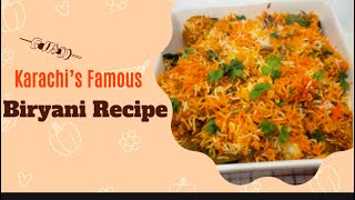 Karachi’s most famous biryani recipebest beeflamb biryani recipeeasy biryani recipe [upl. by Alejandrina]