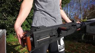 Homebuilt replica 50 Cal Machine gun [upl. by Boice706]