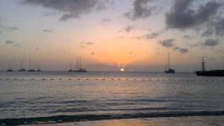 St Lucias sunset  Rodney Bay [upl. by Ahtela859]