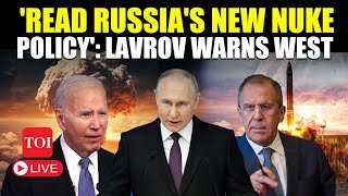 NUCLEAR WAR LIVE  Lavrov Clears Russias Position After Putin Renews Nuke Doctrine [upl. by Flagler]