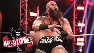 Braun Strowman survives four spears from Goldberg WrestleMania 36 WWE Network Exclusive [upl. by Sternberg400]