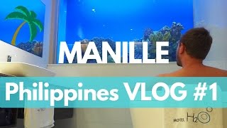 MANILLE  Visite INTRAMUROS et chambre AQUARIUM  VLOG Philippines 1 [upl. by Grearson987]