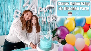 Claras 11 Geburtstag 🎂 Eisdrachen Party amp Torte backen Geschenke auspacken Ice Dragon Mamiseelen [upl. by Muryh]