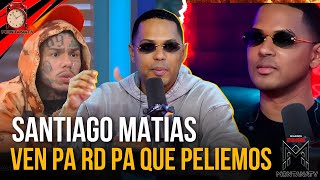 SANTIAGO MATIAS LE RESPONDE DE MALA MANERA A TEKASHI69 POR DEDICARLE CANCION 🔥  HAY GUERRA 😱 [upl. by Burta]