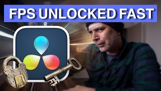 How to CHANGE FRAME RATES in DaVinci Resolve 18  MADE EASY [upl. by Alejo681]