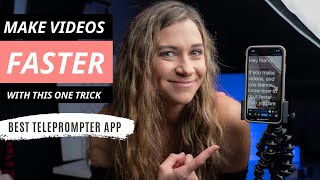 Record videos of yourself FAST Best teleprompter app tutorial [upl. by Lucius]