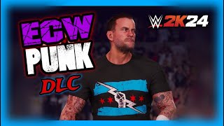 WWE 2K24 ECW Punk DLC Matches wwe wwe2k24 cmpunk [upl. by Aicatan]