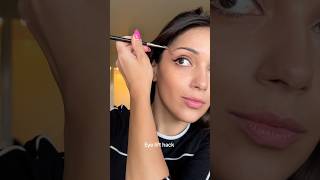 How to fake an eye lift with makeup ✨beautytips makeuptips makeuptutorial [upl. by Tempa]