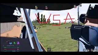 Napoleonic Wars Unedited Battle Britain vs France USA Team [upl. by Azilem640]