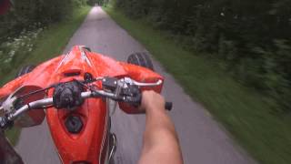 yfz 450r wheelies [upl. by Sidoney]