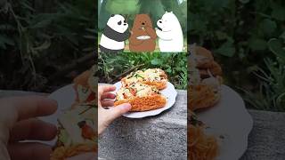 Taco ramen Escandalosos 🤩 escandalosos webarebears cartoonnetwork caricaturas shorts [upl. by Nyletak]