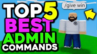 TOP 5 BEST COMMANDS in Roblox Bedwars [upl. by Ytsirhc]