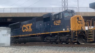 CSX M30009 with Rebuilt MACs Trailing [upl. by Clarie804]