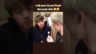 Remember this iconic vlive of jinminkook🤣bts fypシ゚viral kpop [upl. by Elawalo]